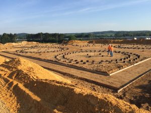 industrial concrete site prep