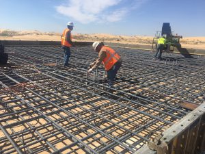 laying a commercial concrete foundation